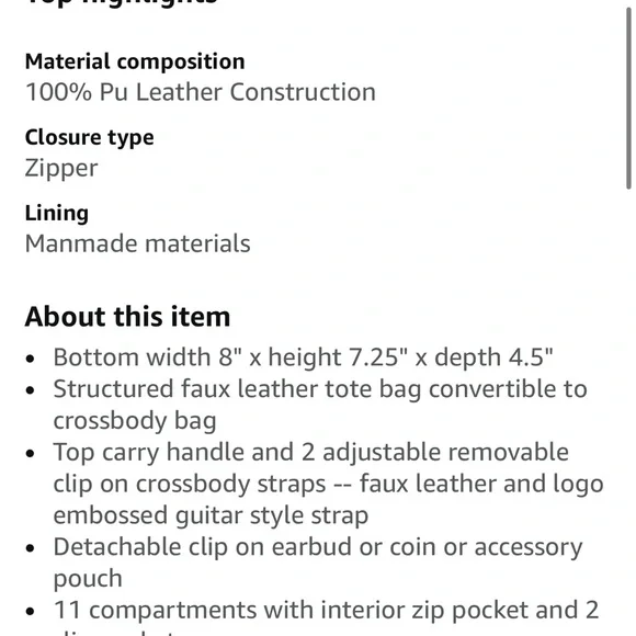 Steve Madden, Bevelyn Convertible Blue Leather Women's Bag Set - Picture 10 of 11